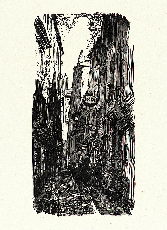 Auguste Louis Lepère French, 1849 - 1918. Image From “la Drawing by ...