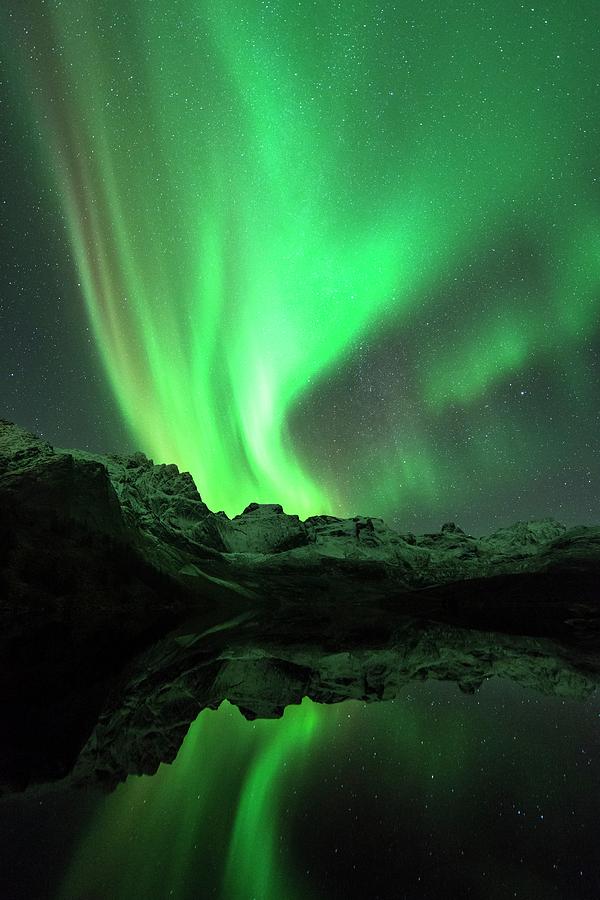 Nature Photograph - Aurora Borealis #4 by Tommy Eliassen