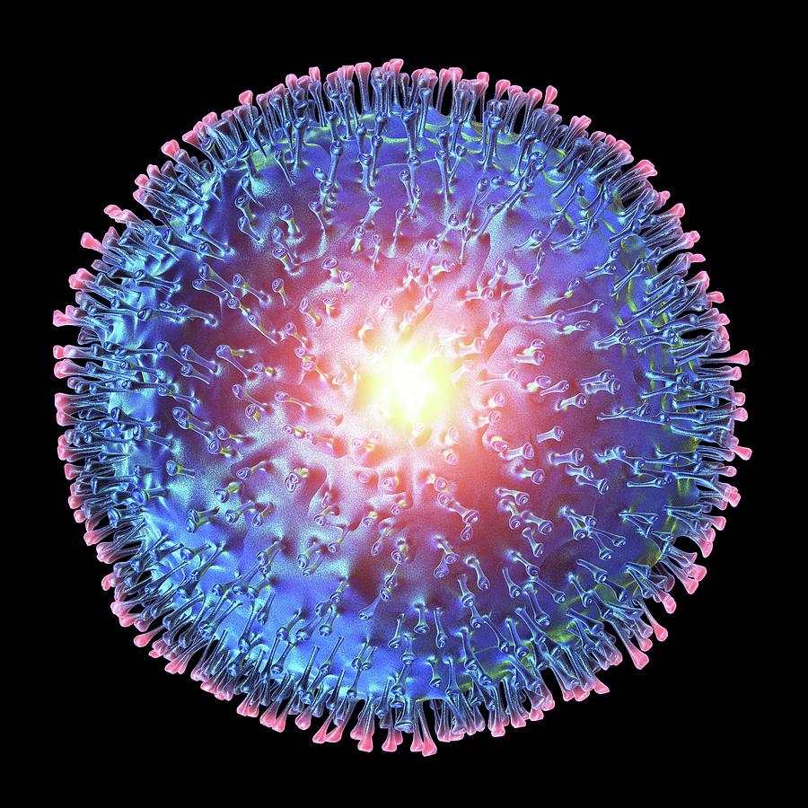 Avian Influenza Virus 4 Photograph by Alfred Pasieka/science Photo