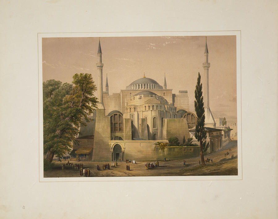 Ayasofya Mosque #4 Painting by Celestial Images