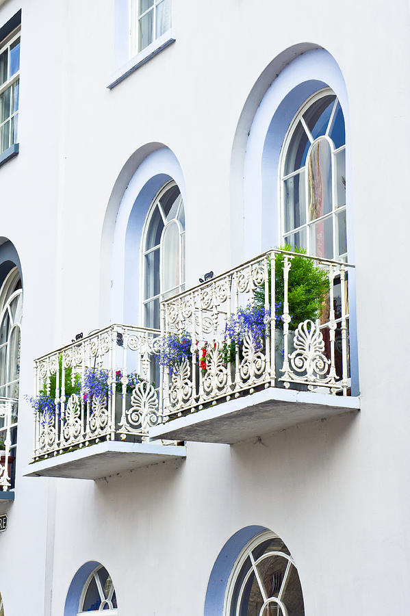 Architecture Photograph - Balconies #4 by Tom Gowanlock