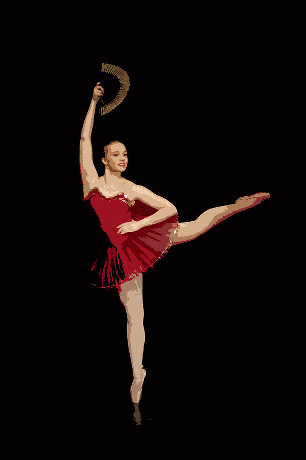 Ballerina Warhol style #4 Photograph by Jouko Lehto