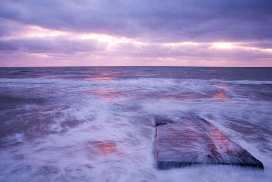 Ballyconnigar Strand at dawn #4 Photograph by Ian Middleton