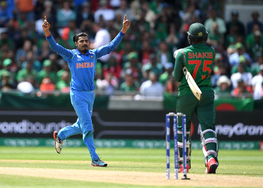 Bangladesh v India - ICC Champions Trophy Semi Final #4 Photograph by Gareth Copley