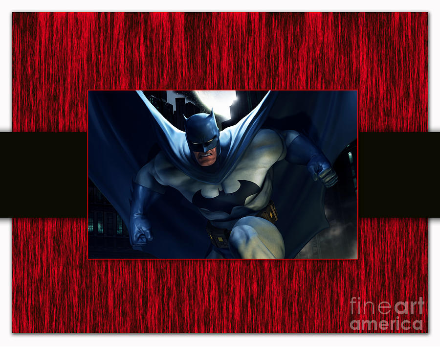 Batman #6 Mixed Media by Marvin Blaine
