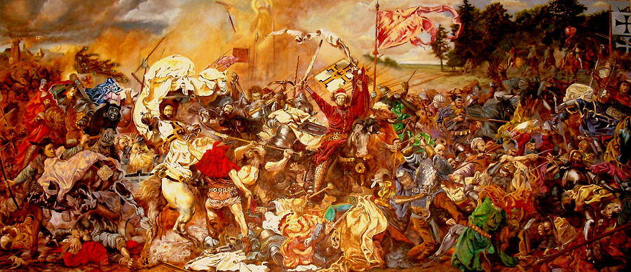Peacock Painting - Battle of Grunwald #5 by Henryk Gorecki