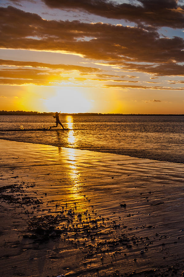 Paradise Photograph - Beach Sunset #4 by Ben Adkison