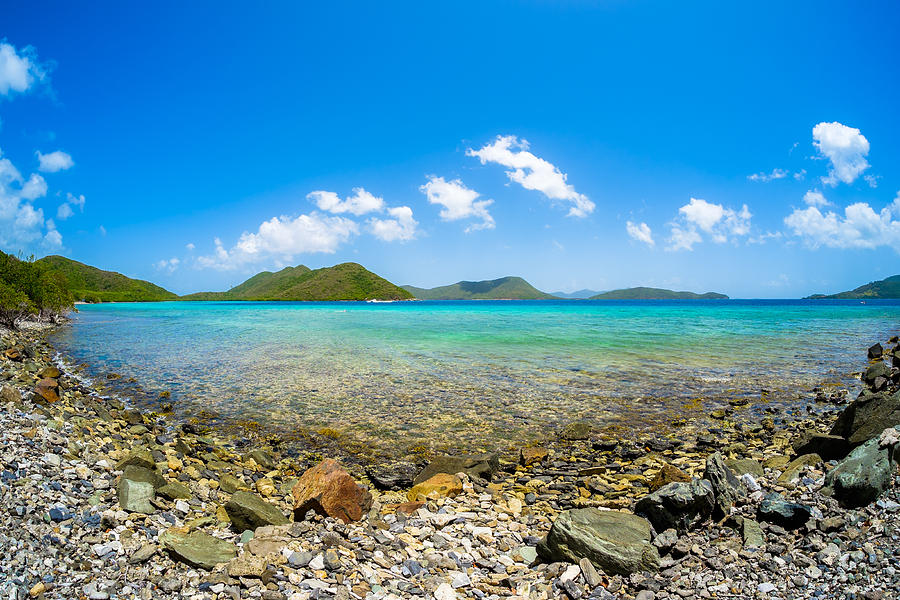 Beautiful Caribbean beach #4 Photograph by Raul Rodriguez