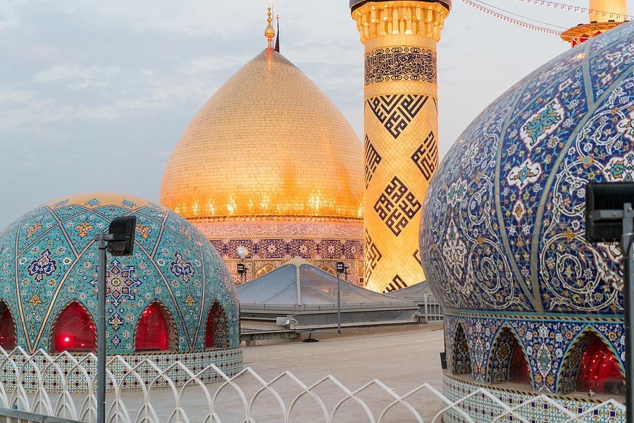 Beautiful mosque with golden minarets #4 Photograph by Jasmin Merdan