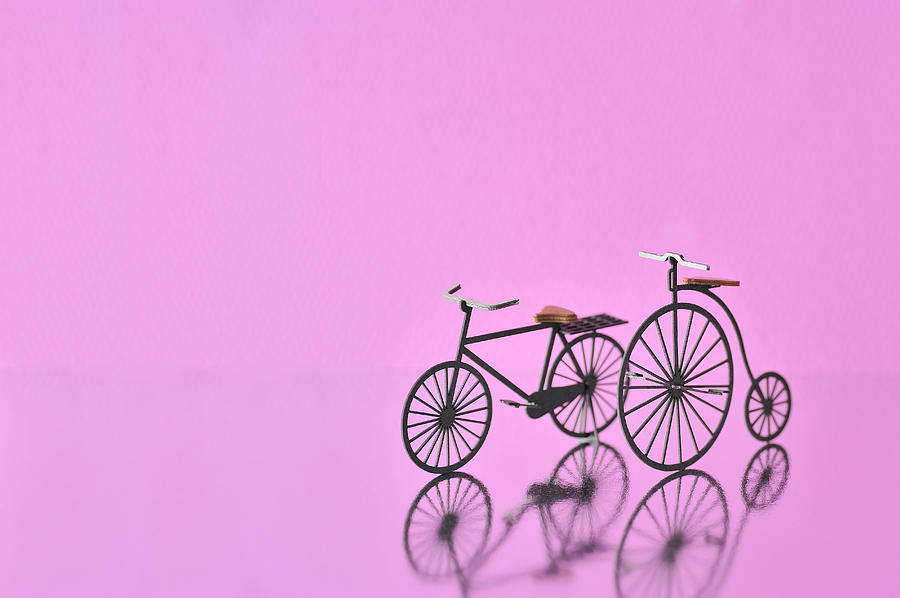 Bicycle Model Made Of Paper Photograph by Yagi Studio