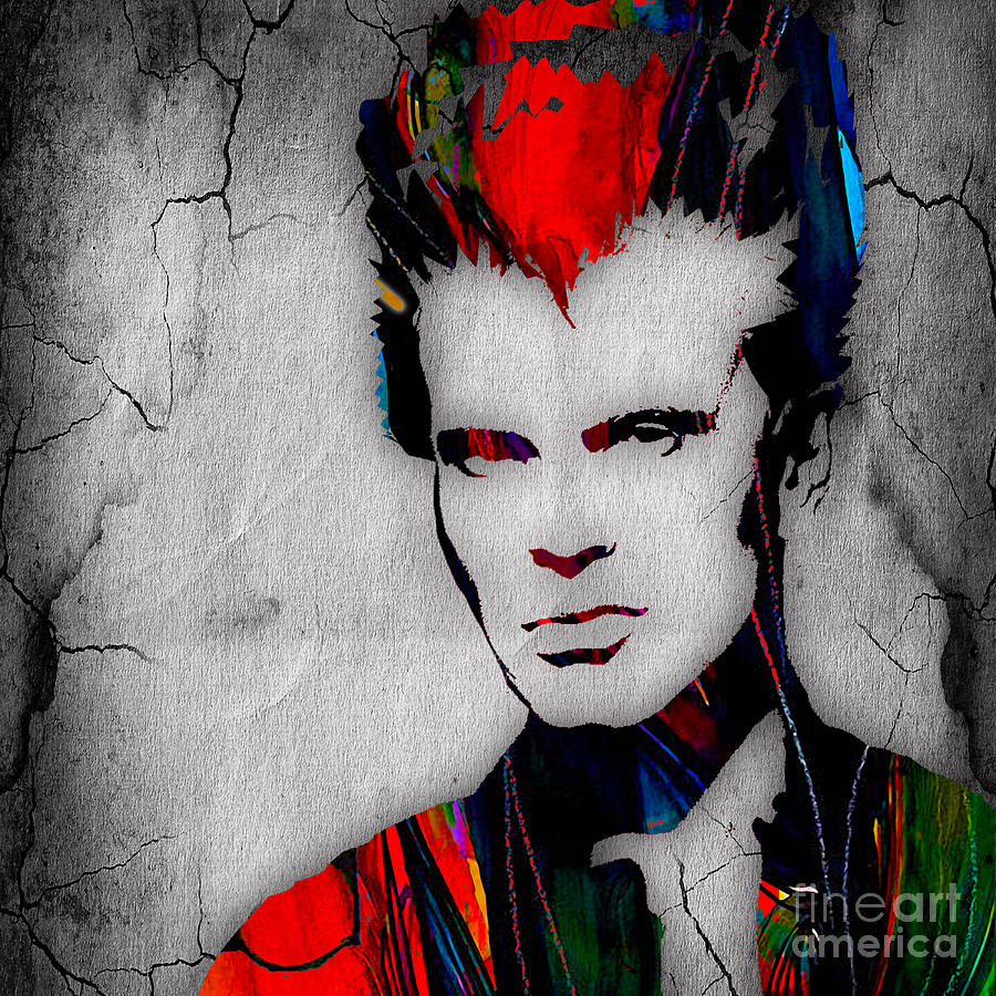 Billy Idol Collection Mixed Media by Marvin Blaine - Fine Art America