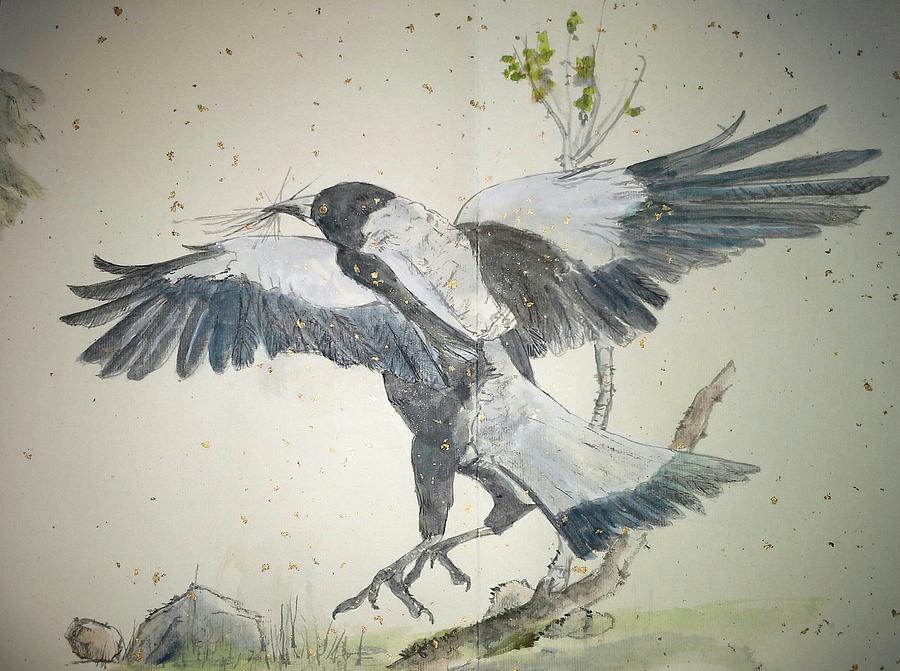 Birds Birds Birds Album #4 Painting by Debbi Saccomanno Chan