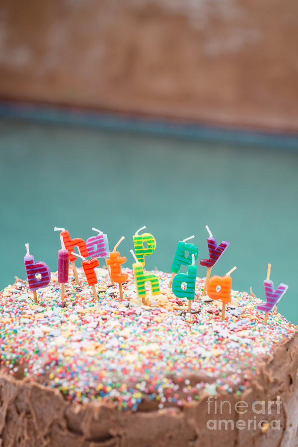 Cake Photograph - Birthday Cake For Childrens Birthday  #4 by Gillian Vann