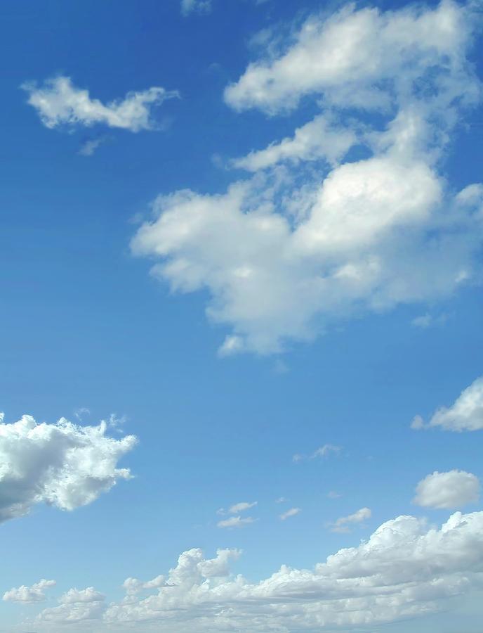 Blue Sky With Cumulus Clouds Photograph By Leonello Calvettiscience Photo Library Fine Art