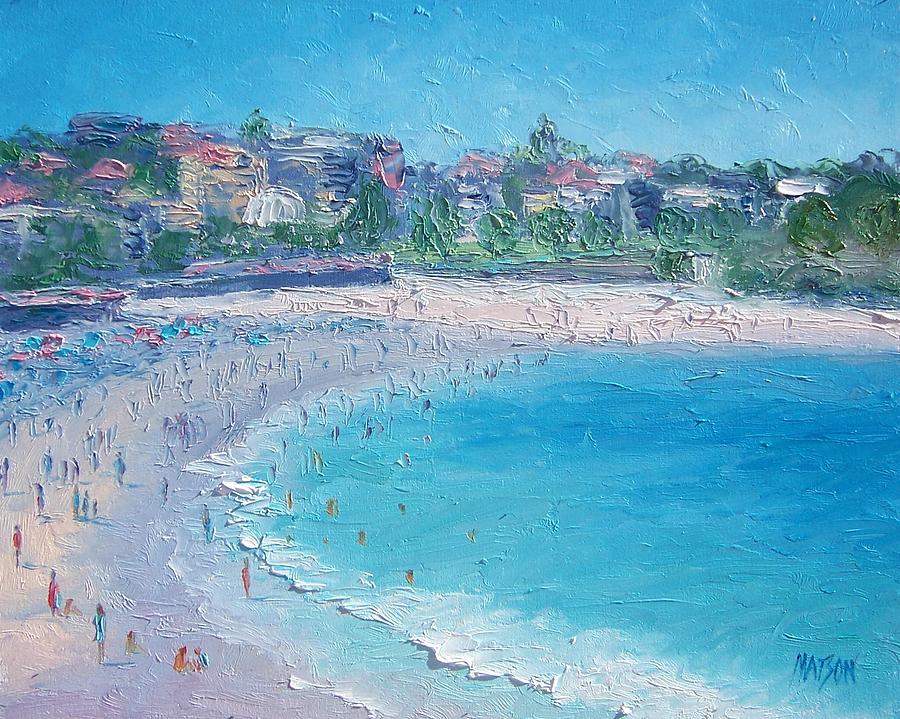 Bondi Beach Painting by Jan Matson