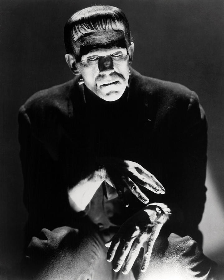 Movie Photograph - Boris Karloff in Frankenstein  #4 by Silver Screen
