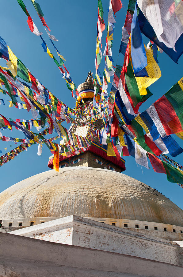 Boudhanath Stupa  #4 Photograph by U Schade