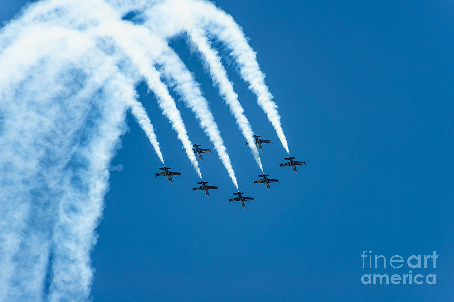 Breitling jet team #4 Photograph by Mats Silvan