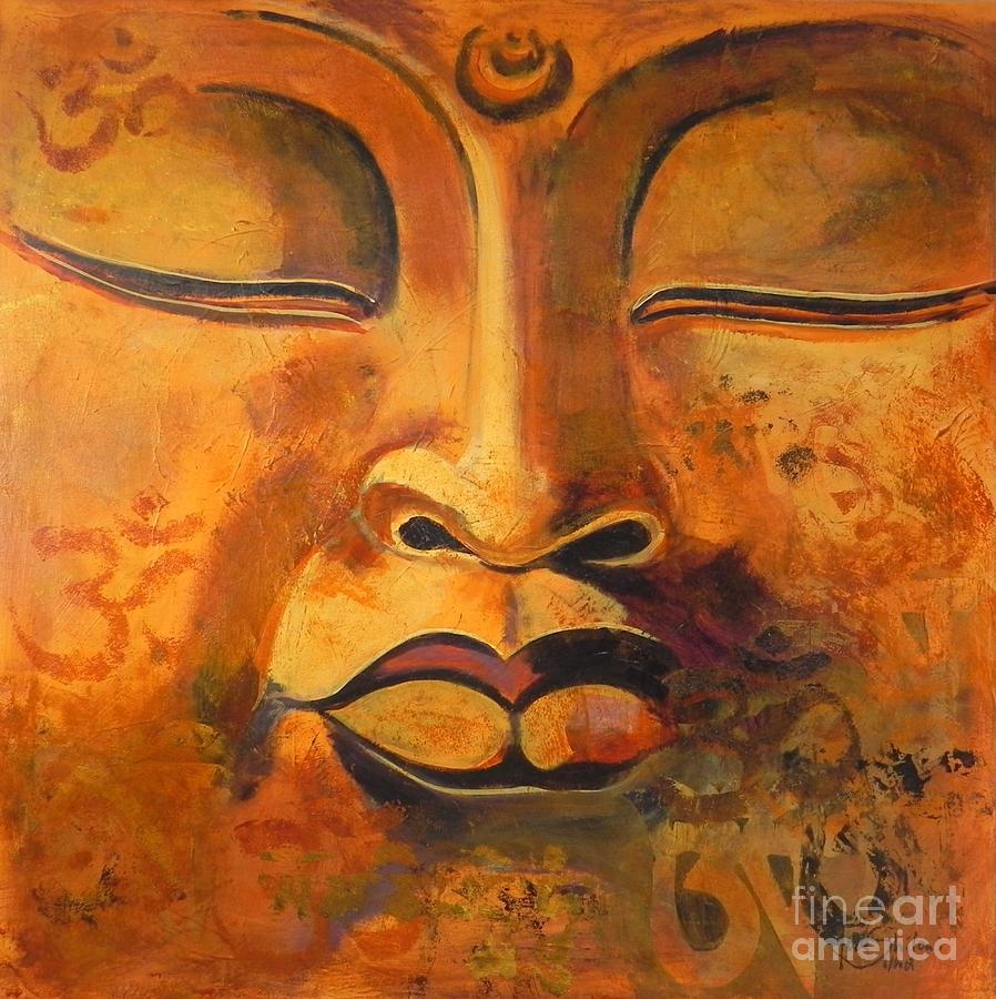 Buddha Painting by Jolanta Shiloni - Pixels