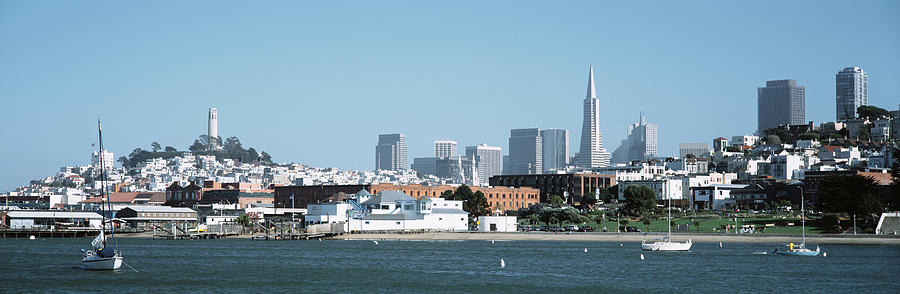 San Francisco Photograph - Buildings At The Waterfront, San #4 by Panoramic Images