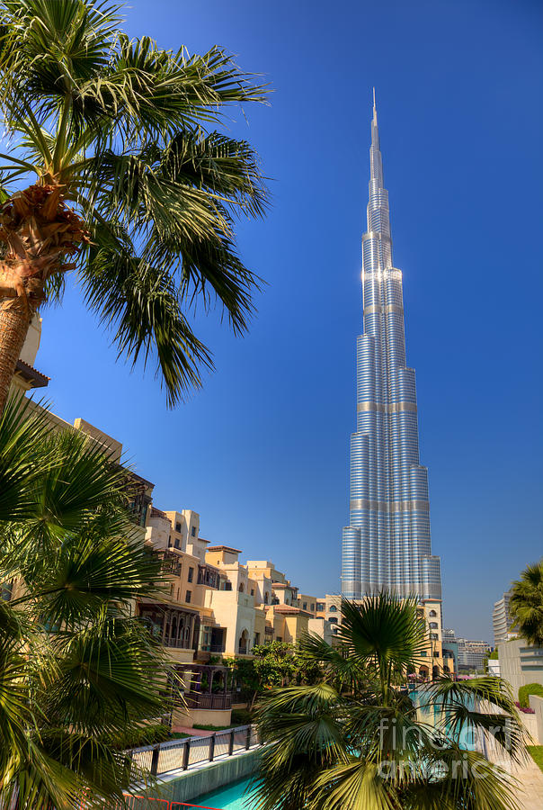 Architecture Photograph - Burj Khalifa Dubai #4 by Fototrav Print