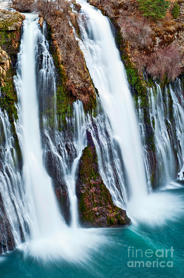 Waterfall Photograph - Burney Falls is one of the most beautiful waterfalls in California #4 by Jamie Pham
