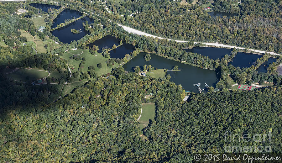 Camp Rockmont for Boys Aerial Photo #4 Photograph by David Oppenheimer