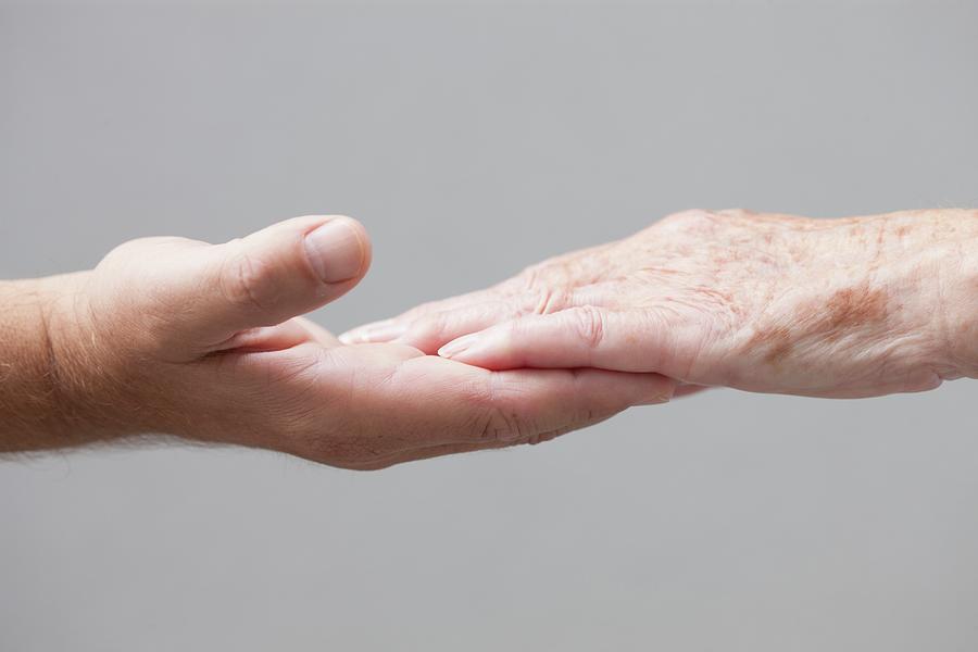 Hand Photograph - Caring For The Elderly #4 by Cristina Pedrazzini/science Photo Library