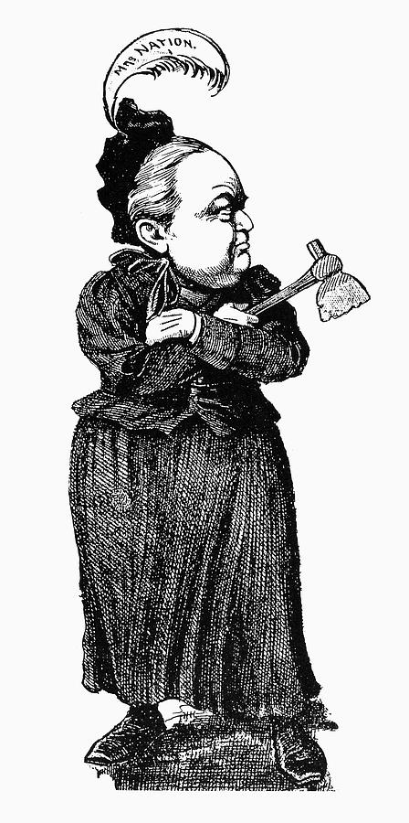 Carry Nation (1846-1911) Drawing by Granger - Fine Art America