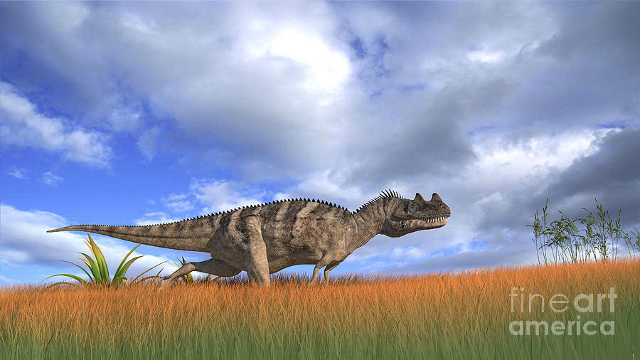 Ceratosaurus Hunting In Prehistoric #4 Digital Art by Kostyantyn Ivanyshen