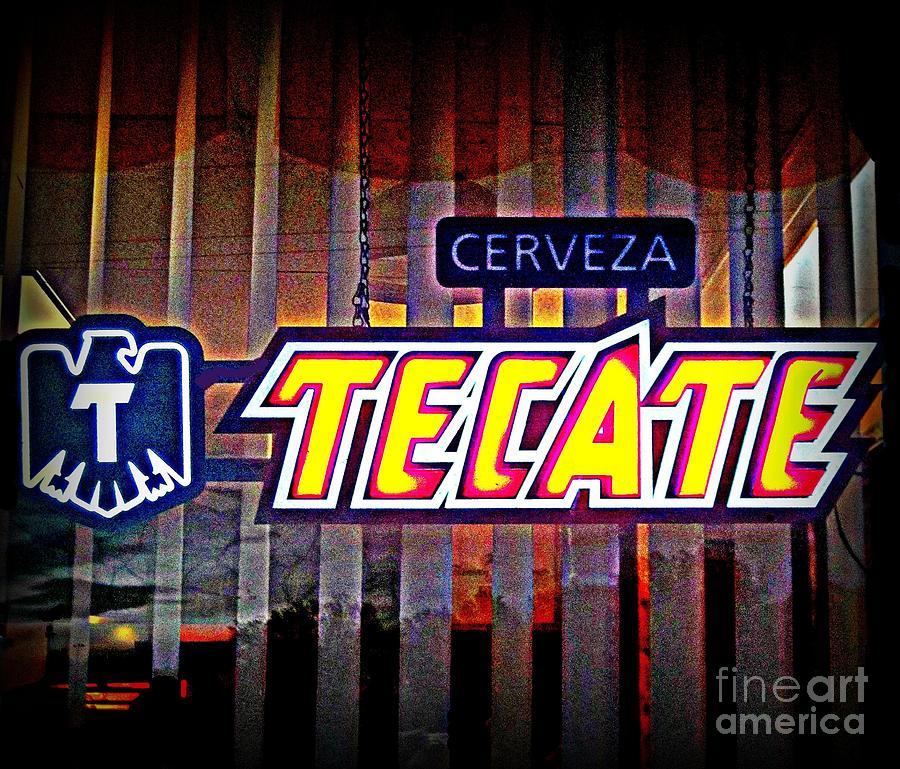 Cerveza Tecate Photograph by Kelly Awad