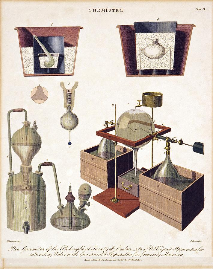 Device Photograph - Chemistry equipment, early 19th century #4 by Science Photo Library