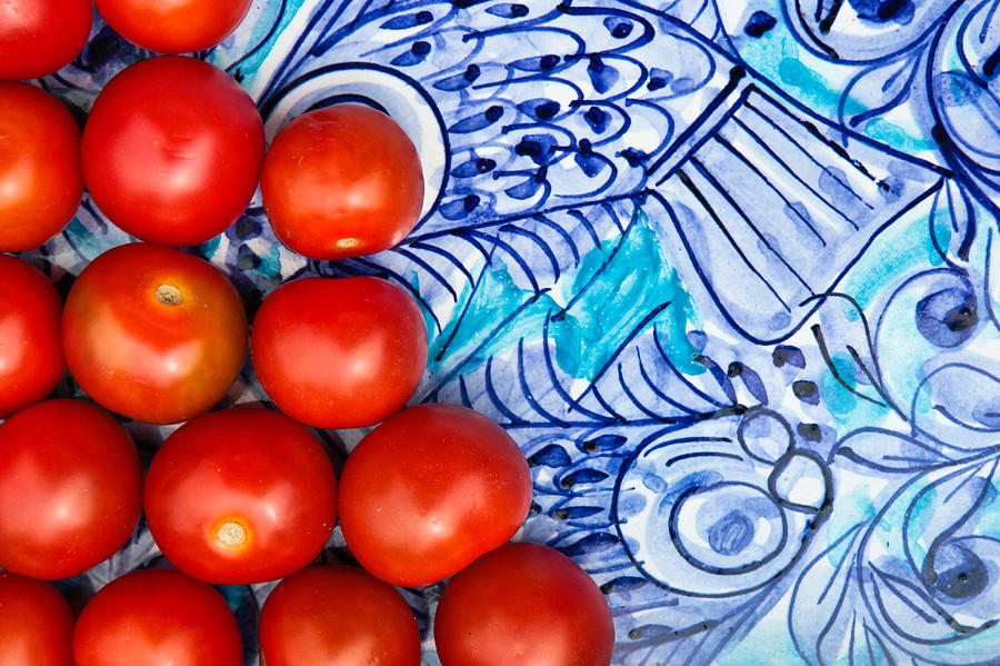 Summer Photograph - Cherry tomatoes #4 by Tom Gowanlock