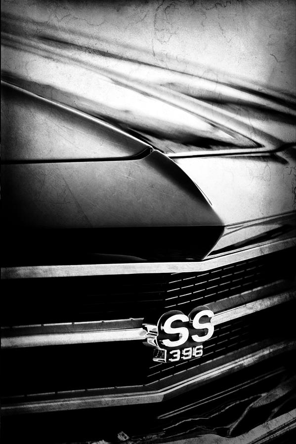 Chevrolet Chevelle SS 398 Grille Emblem #4 Photograph by Jill Reger