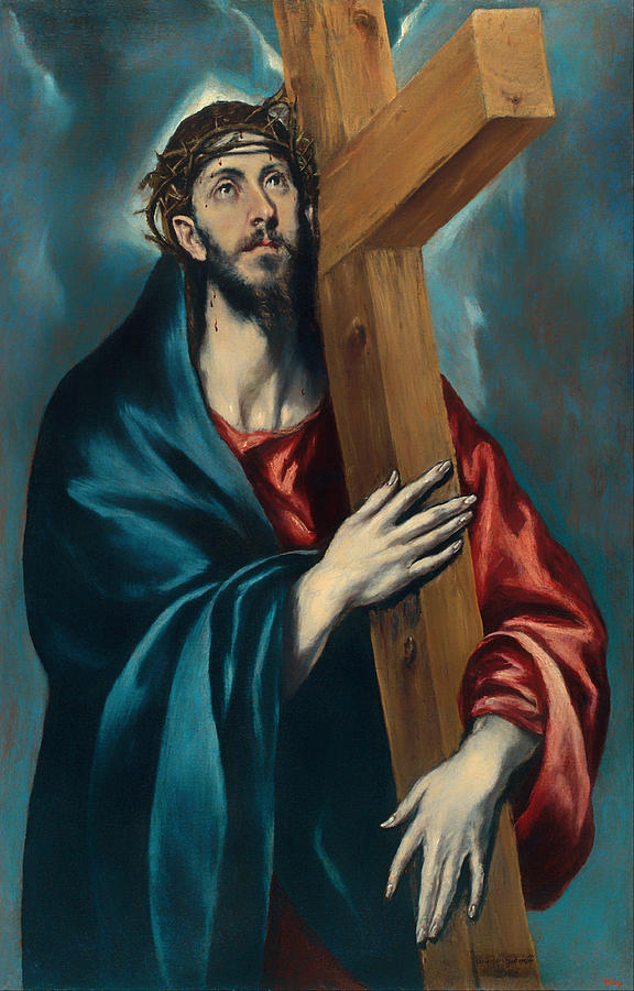 Christ Carrying the Cross Painting by Mountain Dreams | Fine Art America