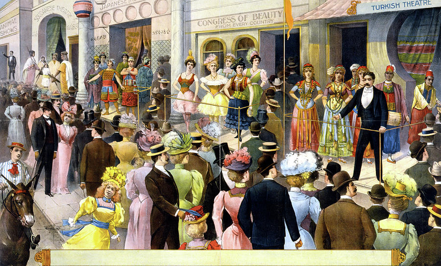 Circus Poster, C1890 #4 Painting by Granger