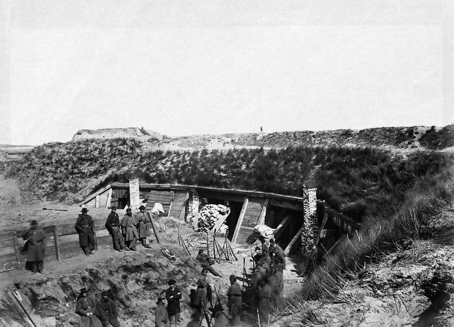 Civil War Fort Fisher Photograph by Granger - Pixels