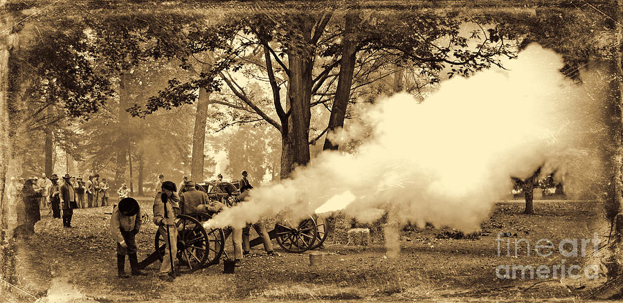 Civil War Reenactment #4 Photograph by Jack Schultz