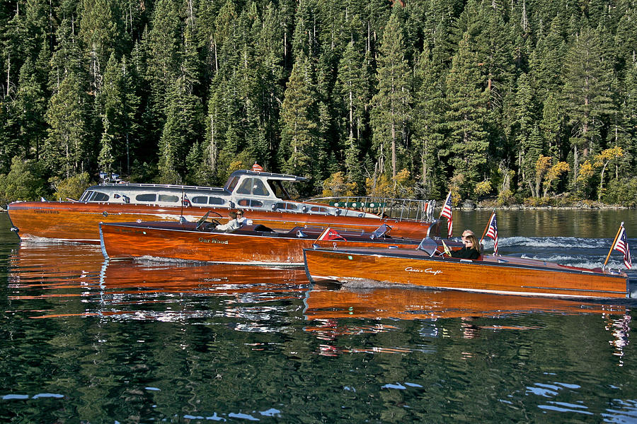 Classic Wooden Runabouts #108 Photograph by Steven Lapkin