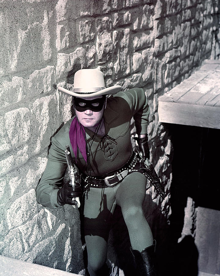 The Lone Ranger Photograph - Clayton Moore in The Lone Ranger #4 by Silver Screen
