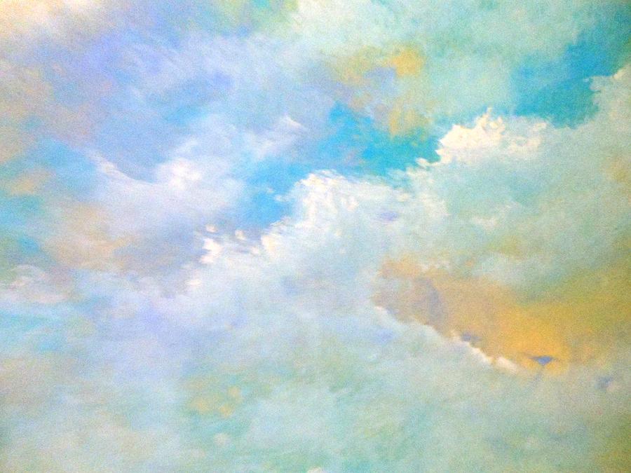 Flower Painting - Clouds #4 by Frederick Lyle Morris - Disabled Veteran