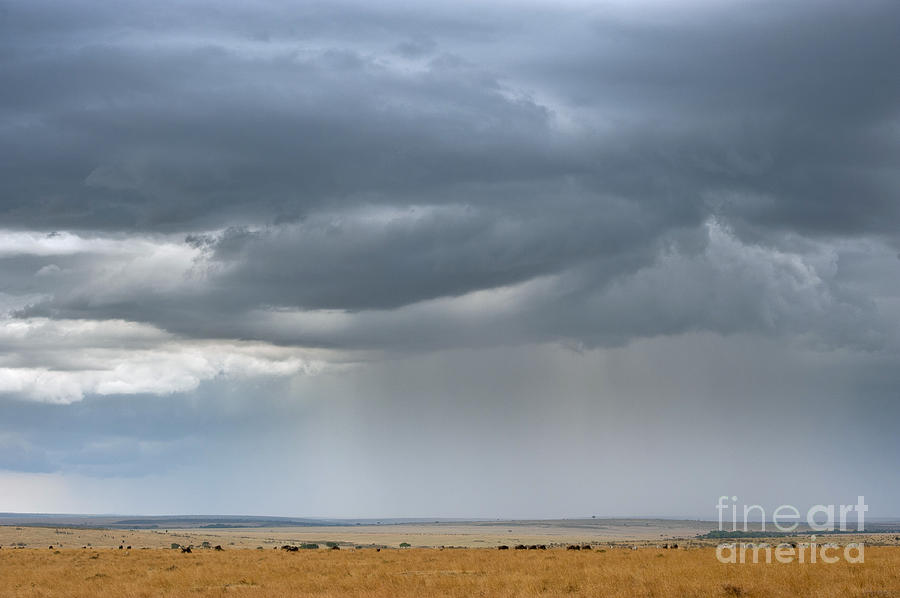 Clouds Over Maasai Mara, Kenya #4 Photograph by John Shaw