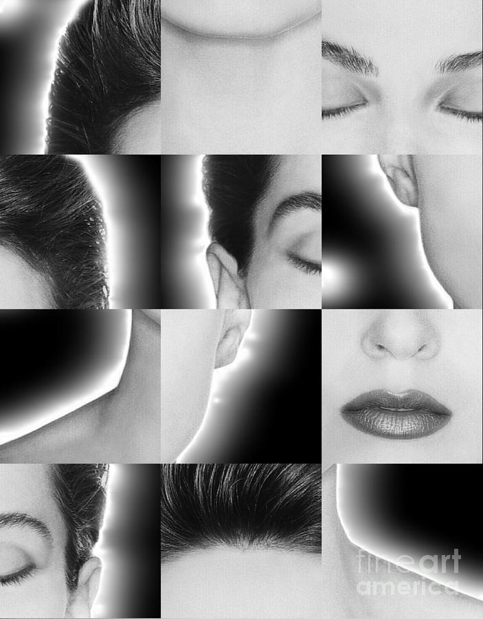 Collage Of A Womans Face #4 Photograph by Dennis Potokar