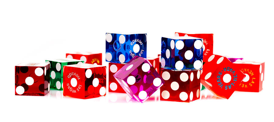 Colorful Dice #4 Photograph by Raul Rodriguez