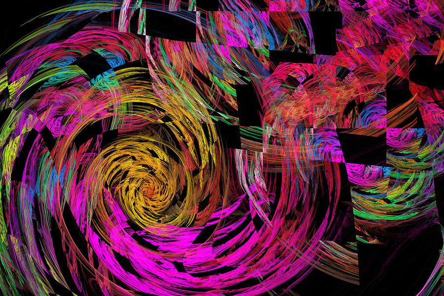 Colorful Psychedelic Abstract Fractal Art #4 Photograph by Keith Webber Jr