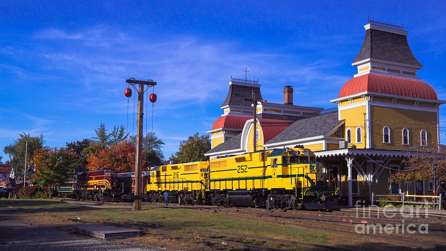 Conway Scenic Railroad.  #5 Photograph by New England Photography