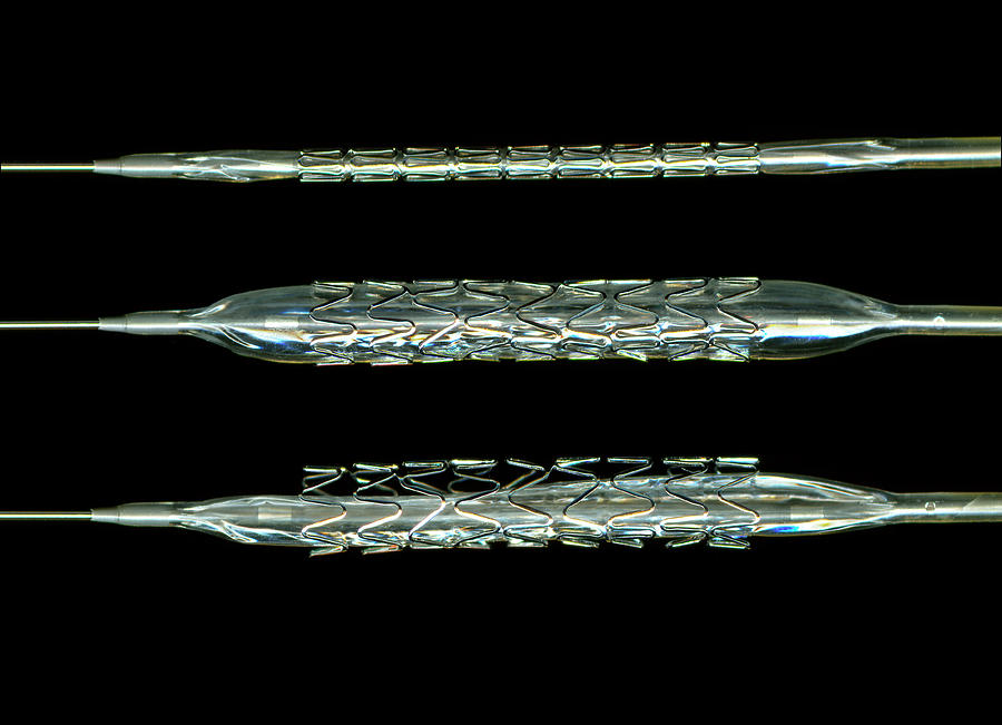 Coronary Stent #4 Photograph by Zephyr/science Photo Library