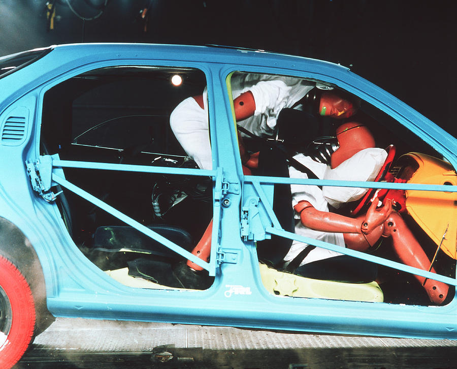 Crash Testing #4 Photograph by Trl Ltd./science Photo Library