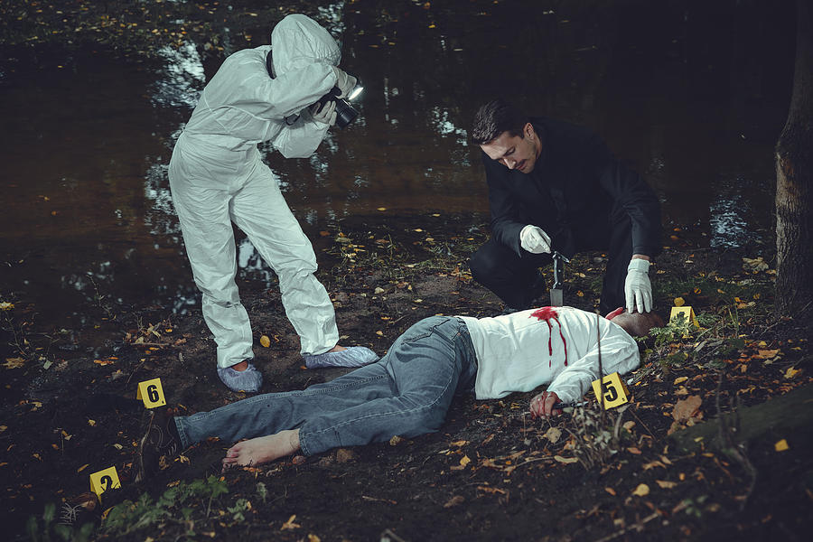 Crime scene #4 Photograph by D-Keine