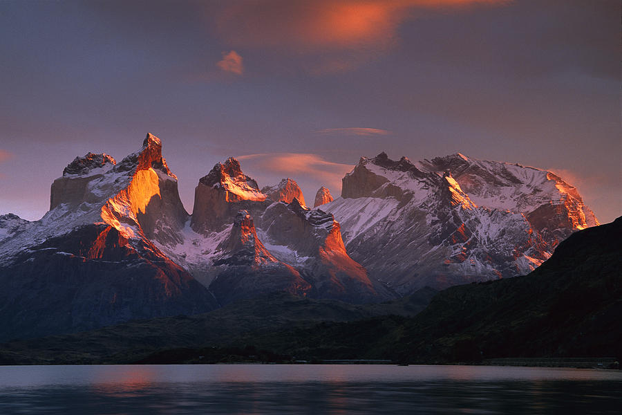 Cuernos Del Paine And Lago Pehoe #4 Photograph by Colin Monteath